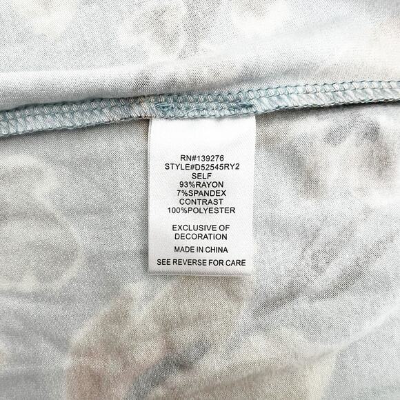 DanielRainn Women's Blue Floral Sleeveless Crochet Midi Dress Size M - Picture 5 of 5